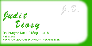 judit diosy business card