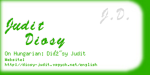 judit diosy business card